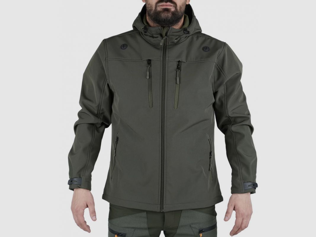 Veste Softshell Vient Verte, image 1 sur 3