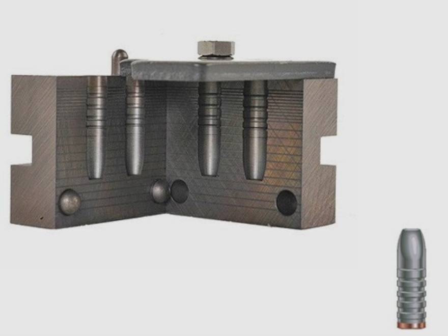 RCBS Doppelgiesskokille .309 / 7,85 mm 180 gr / 11,7 g 30-180 FN Flachkopfgeschosse Gas Check .309