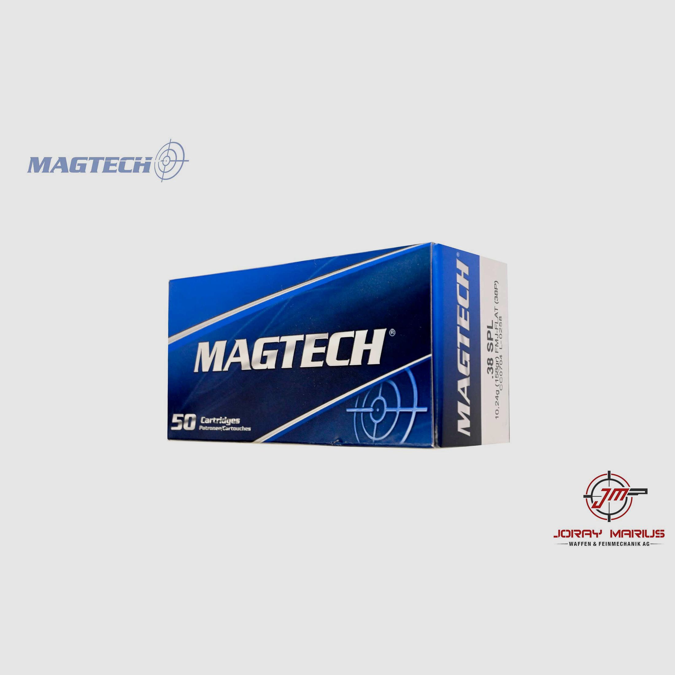 .38 Special Magtech 10.24g 158gr FMJ-Flat