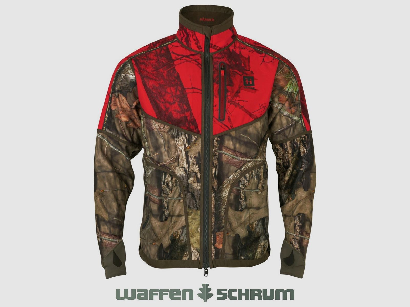 Härkila Fleeejacke Kamko ReversibleWSP Green/MossyOak Break-upCountry