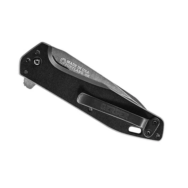 Nóż składany Gerber Fastball Black EDC - stal S30V, zdjęcie 2 z 2