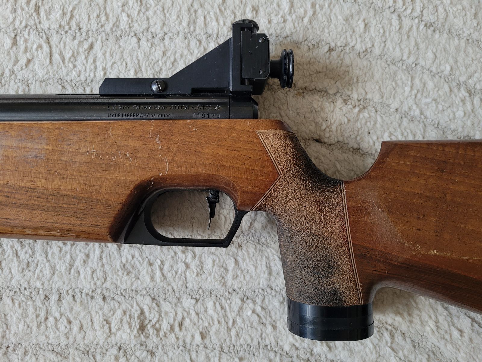 Feinwerkbau 300, Match-Luftgewehr Kal. 4,5mm (.177) guter Zustand , Bild 3 von 8