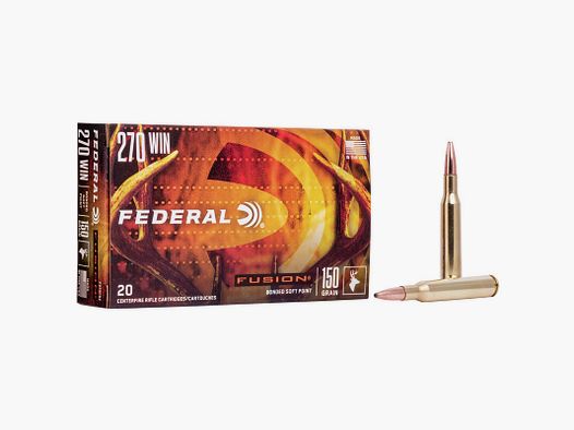 FEDERAL 270 WIN 150 GRS / 9,7 G FUSION 20 STK