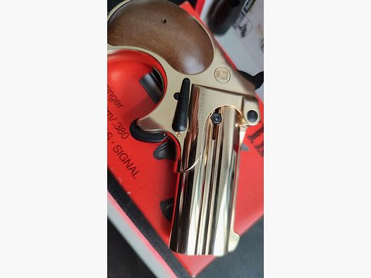 Seltene Noris Twinny Derringer 9mmRK Gold Edition NEU/OVP
