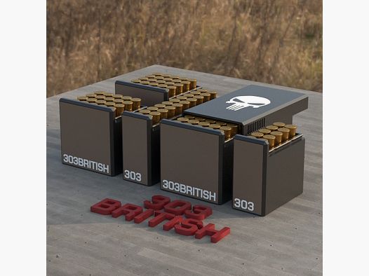 Filamelt Munitionsbox / Ammo Box .303 British – Patronenbox für 50 Schuss, Made in Germany