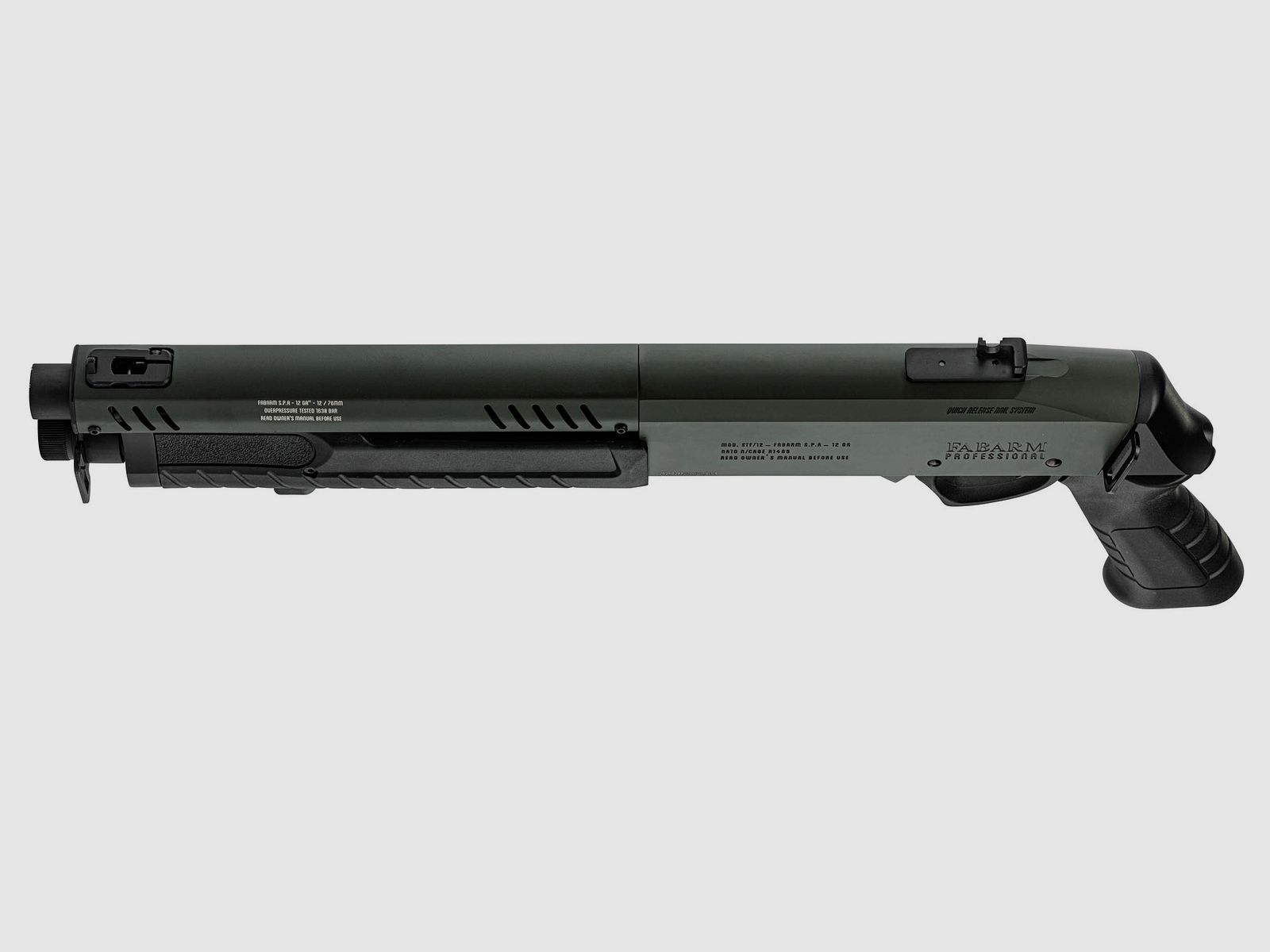 FABARM STF12 Iniziale corto OD Verde 6mm - Airsoft Gas Non BlowBack, immagine 7 di 12