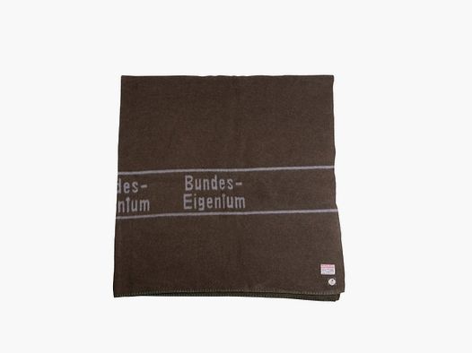 Bundeswehr Original Bundeswehr Original Bundeswehr Wolldecke oliv/braun neuwertig