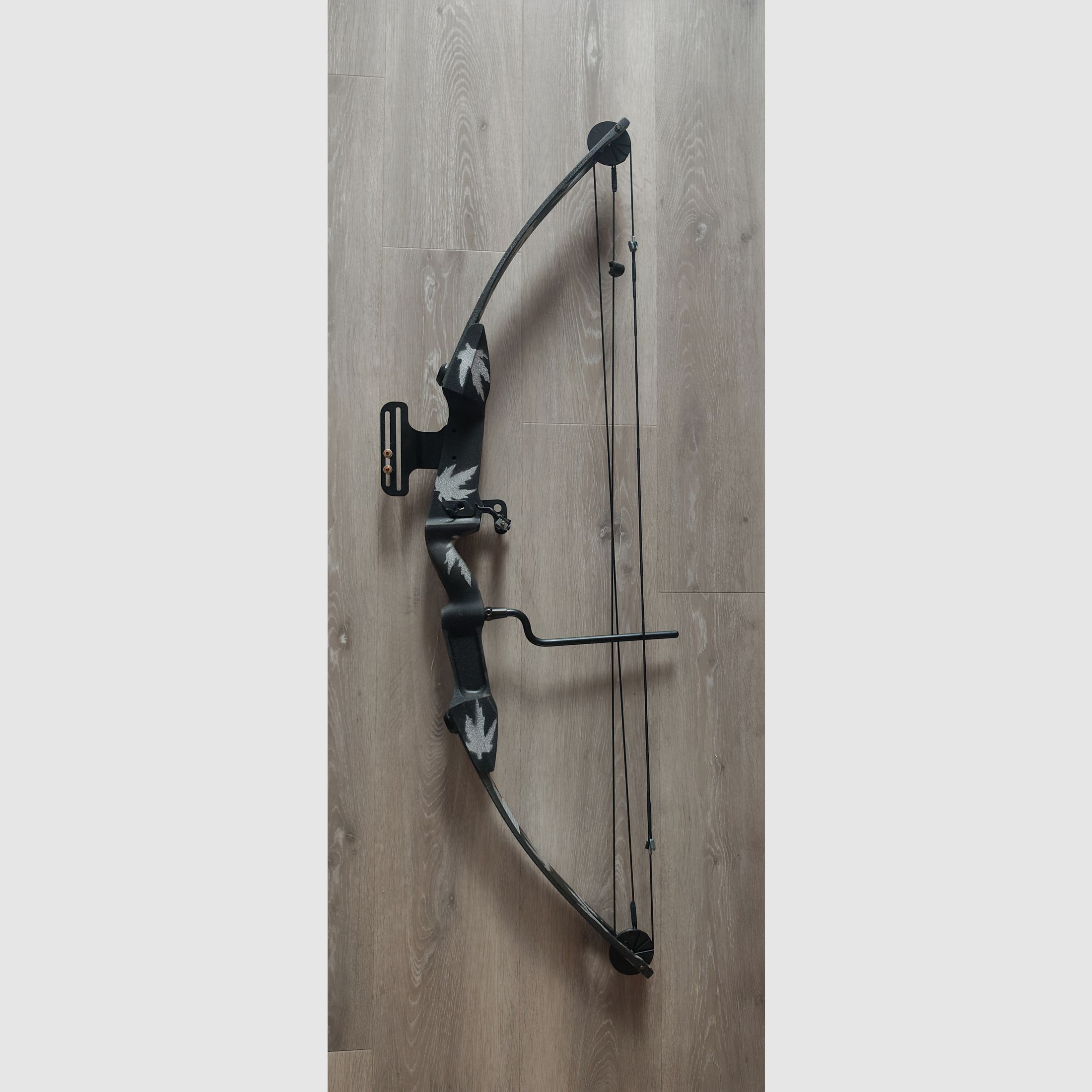 Arc à poulies, 11 flèches, longueur de tirage 28