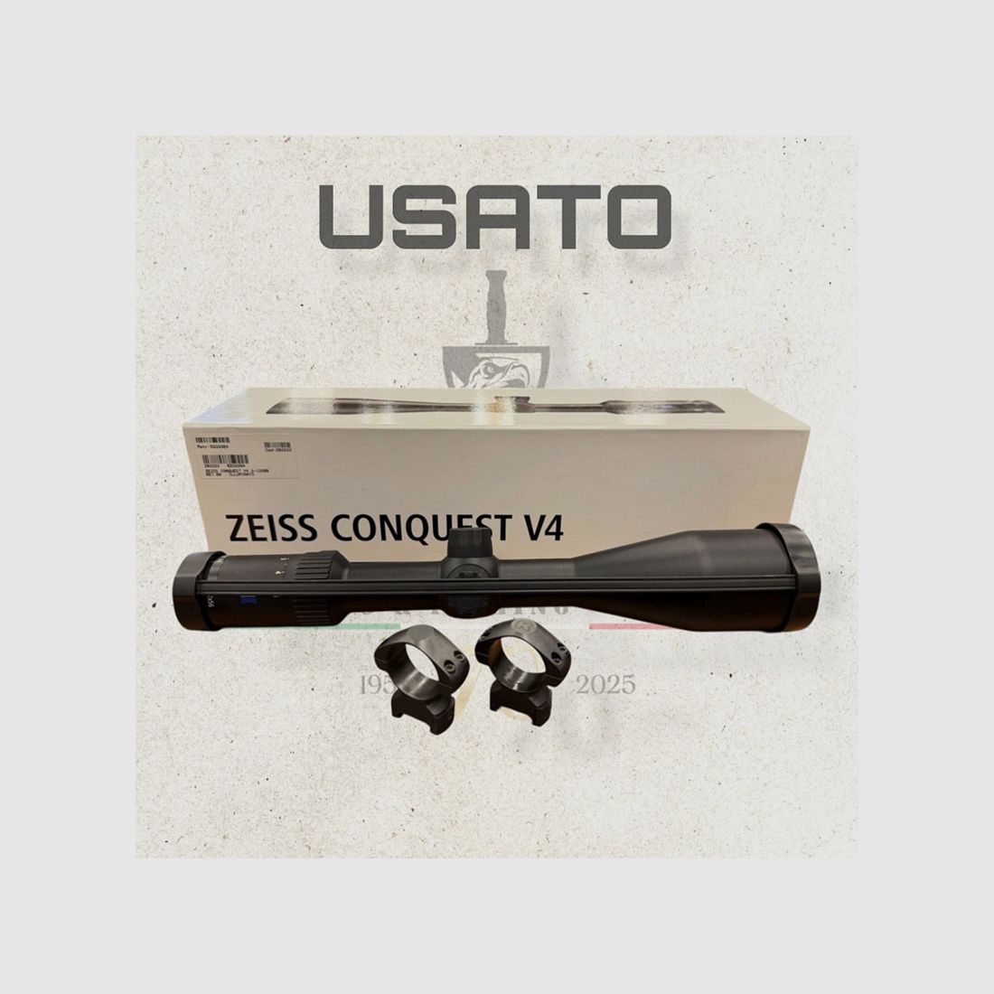 USATO – OTTICA – ZEISS – CONQUEST V4 3-12×56 | Ret. 60 Illuminato, immagine 5 di 5