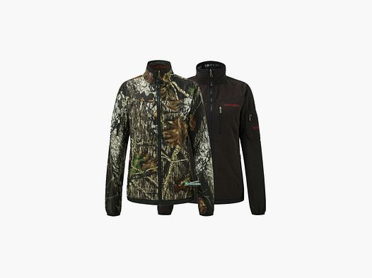 SHOOTERKING Softshell Damen Jacke 2 in 1 Mossy Oak Camo