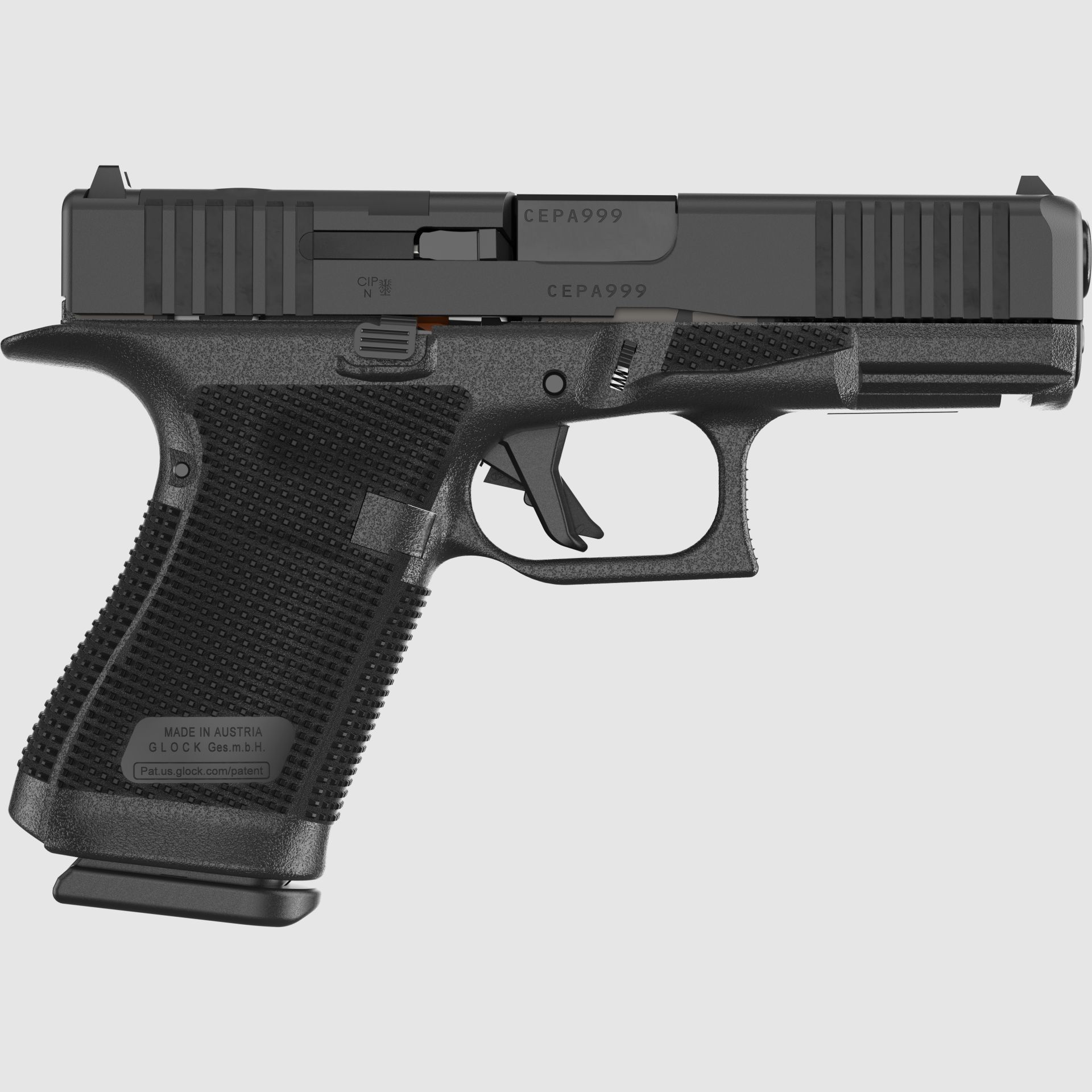 Glock Pistole 19 Gen6 9mm FS / M.O.S. Compact