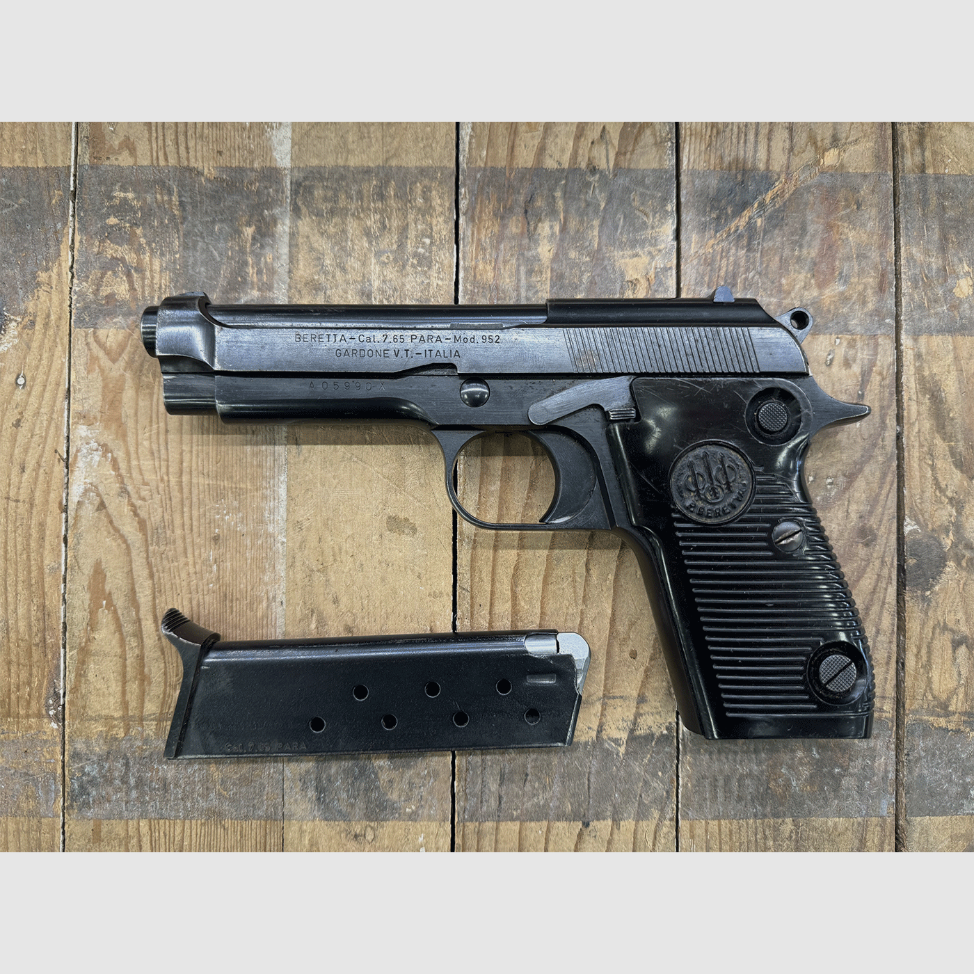 USATO – PISTOLA – BERETTA MOD. 952 cal. 7,65 Parabellum, immagine 4 di 5