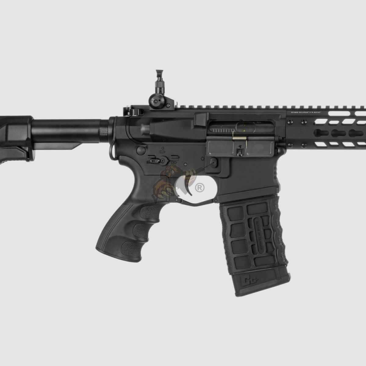 G&G GC16 Wild Hog 13.5" with ETU in Black Airsoft S-AEG free from 18
