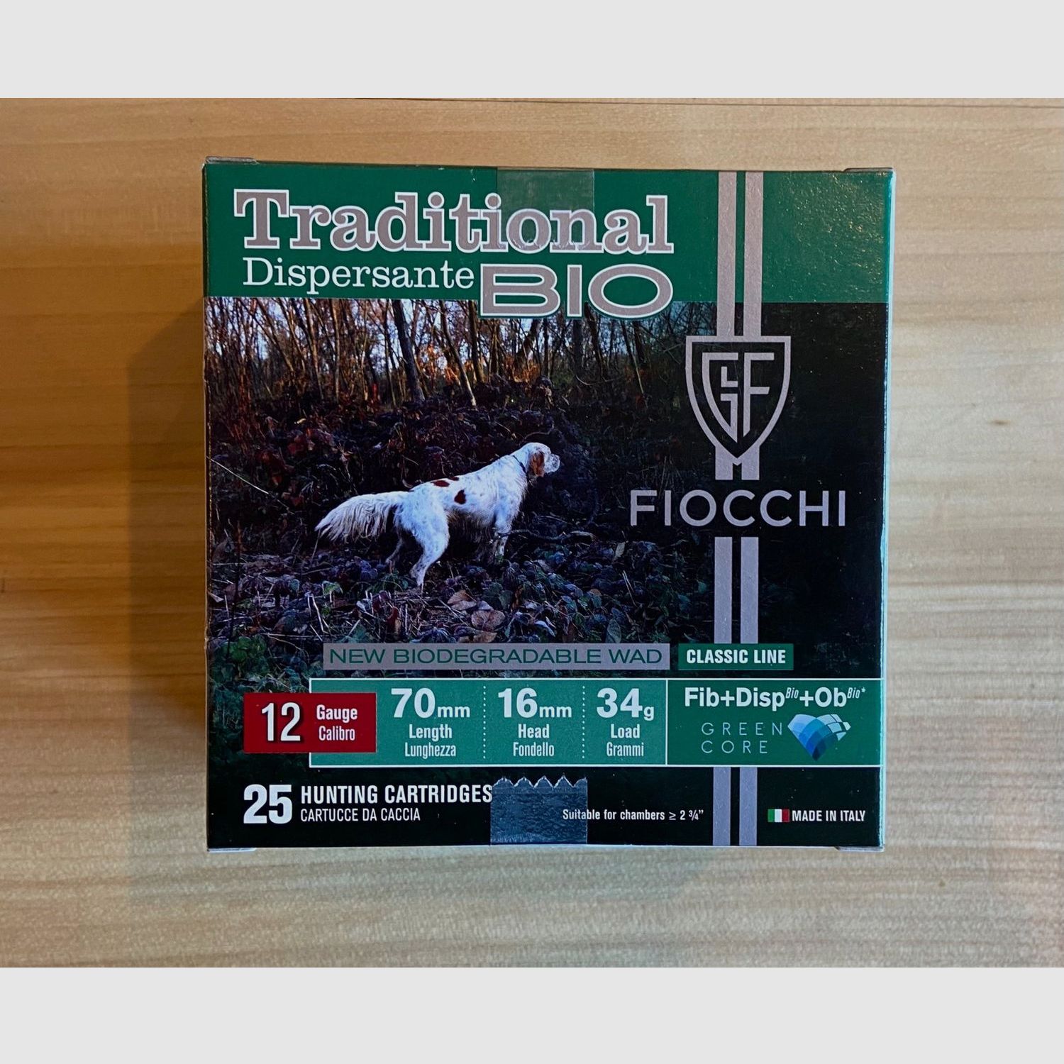 Fiocchi Traditional Dispersante BIO - Cal. 12/70 - 34g - No. 4 (3.25mm)