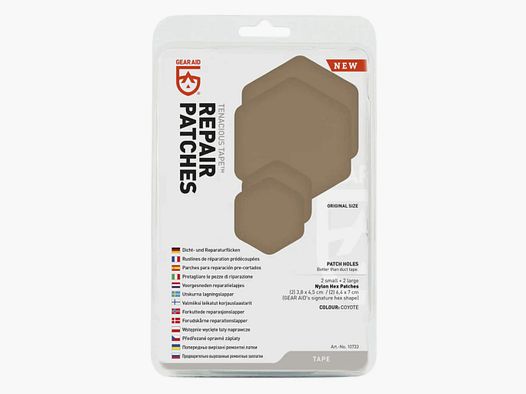 Gear Aid Tenacious Tape Repair Patches 4 Pieces - Coyote