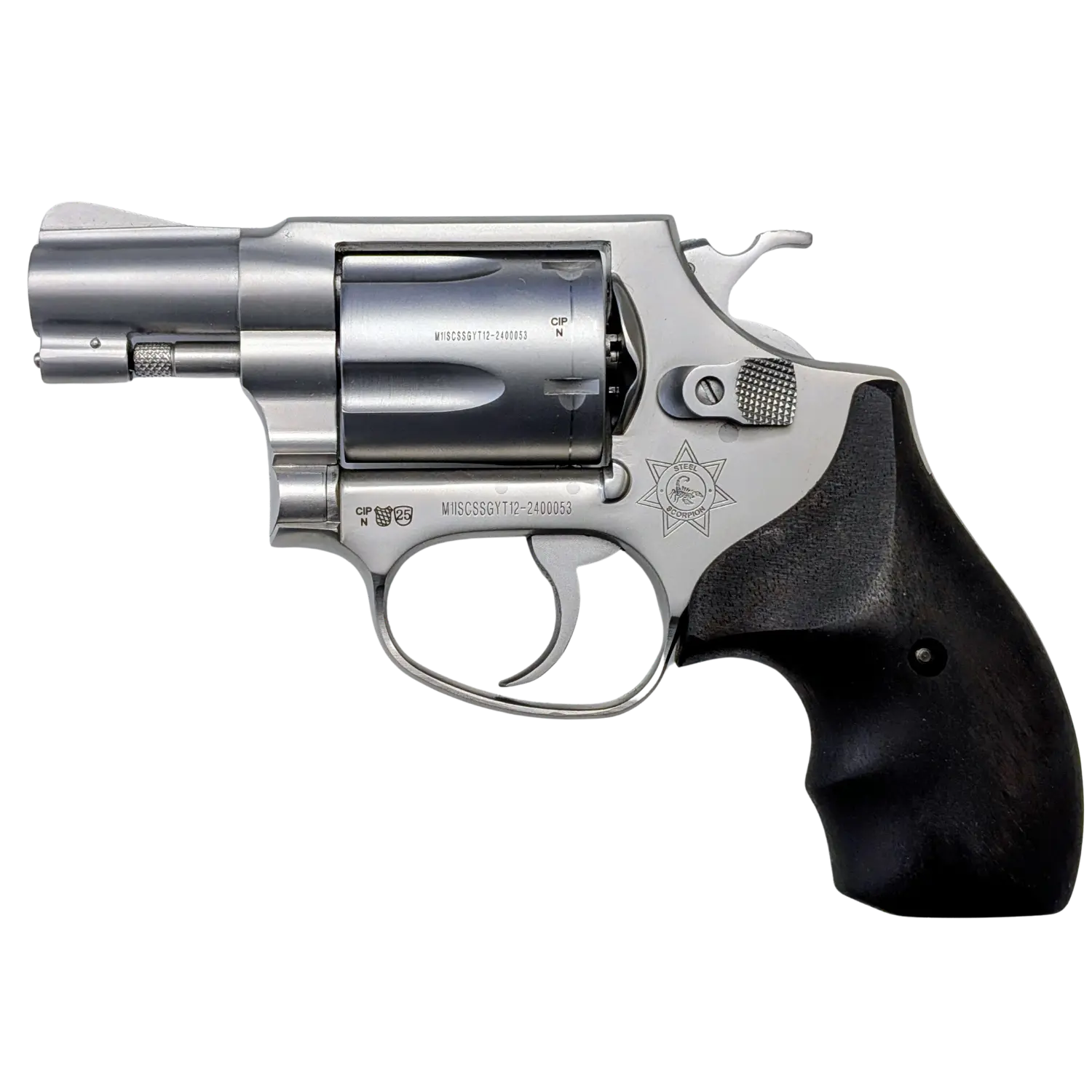 Steel Scorpion Smooth Stainless plaquettes de combat cal. 9mm R.K, image 1 sur 2