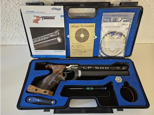 Luftpistole Walther LP500 Expert, M-Abzug, Griff L Rechts