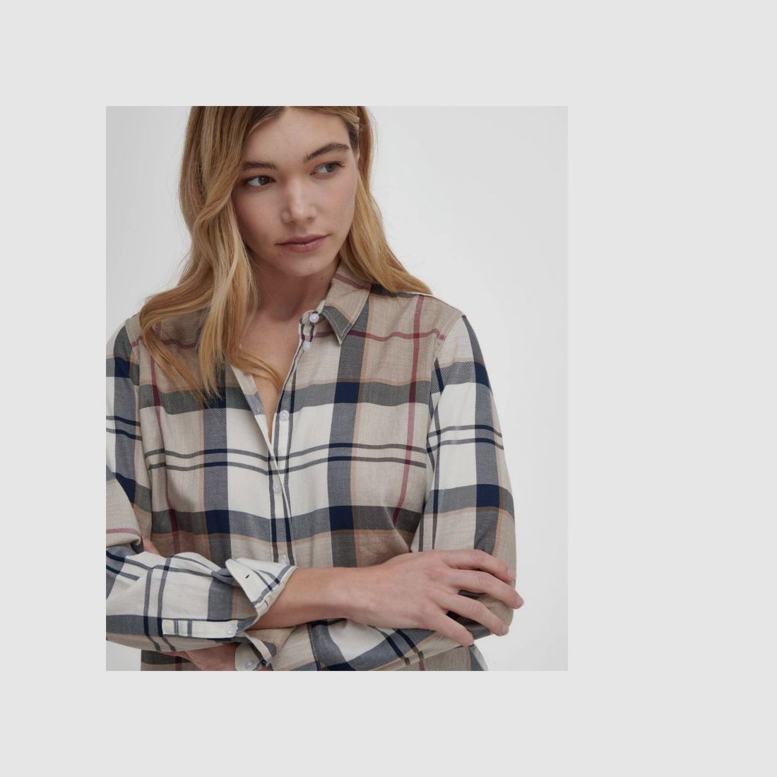 Barbour D-Bluse Bredon Langarm | hessian tartan, Bild 6 von 8