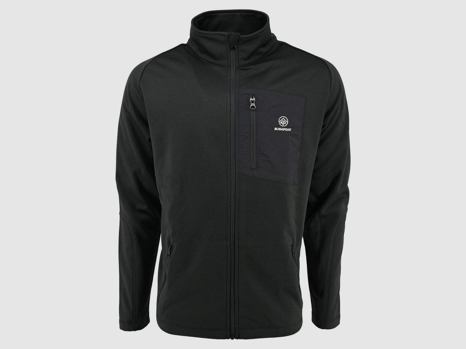Bushpeak fleece jacket midlayer - iron shell