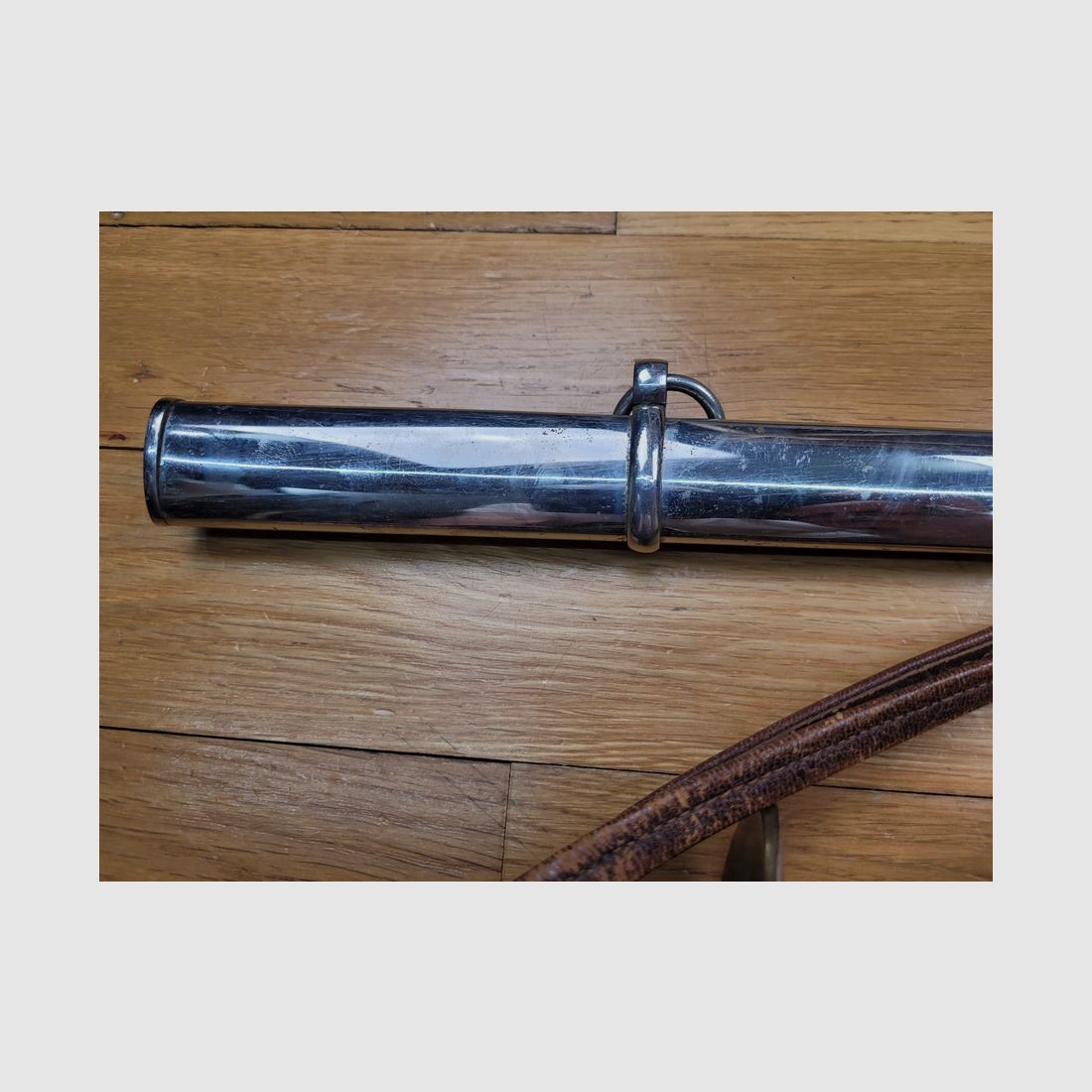Schöner Säbel des seltenen Modells 1923 – Offizier der Infanterie – Handschlaufe und Transporthülle – Griff, Klinge und Scheide in ausgezeichnetem Zustand – TBE+, Bild 3 von 16