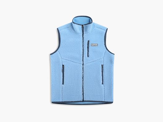 Bergans Lunnan Pile Fleece Vest Women Cool Blue XL