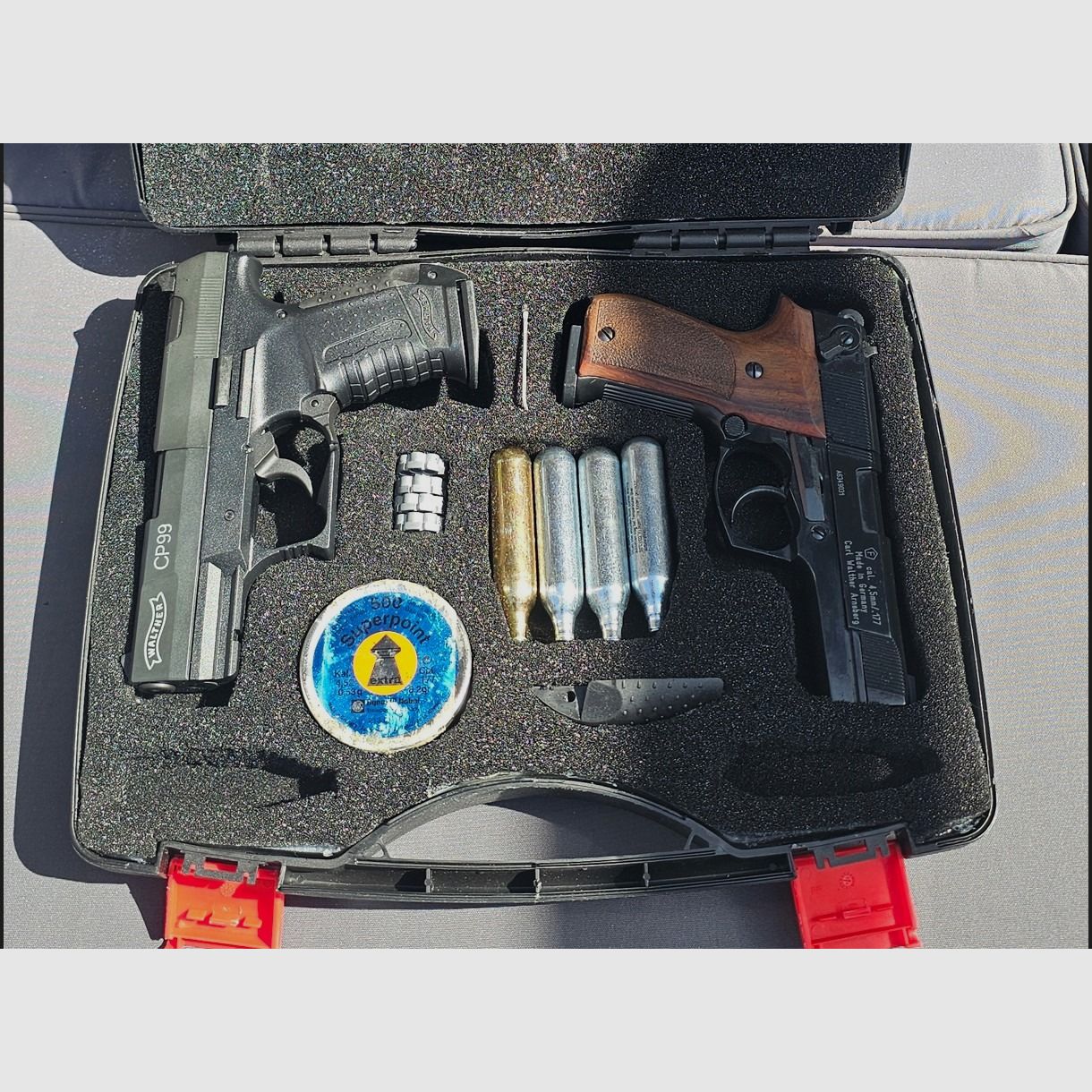 Walther CP88 + Walther CP99  im Koffer
