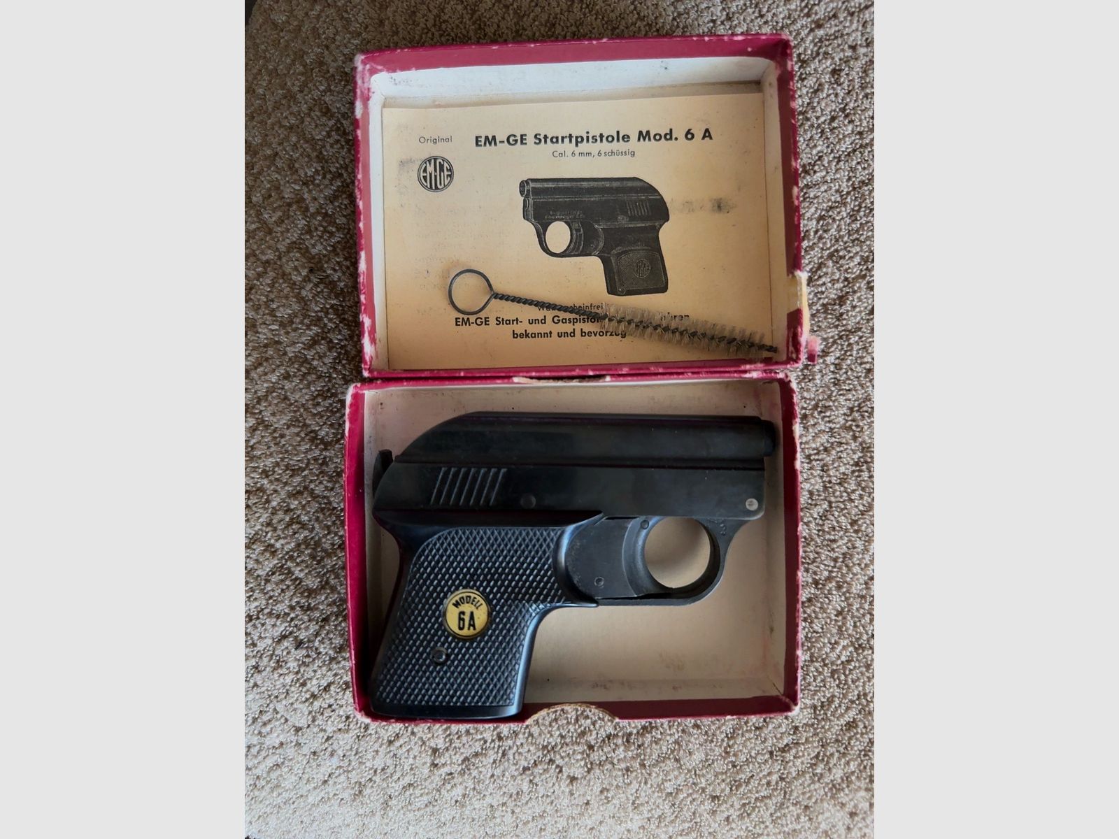 EM-GE Startpistole Mod. 6A mit Originalkarton