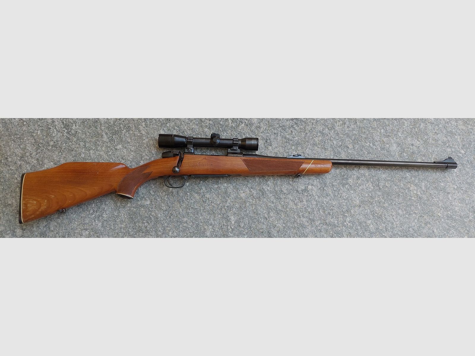 A 103 BÜCHSE MIT ZUGMAUL MAUSER MOD 2000 KAL. 270 WIN MIT KHALES OPTIK, Bild 1 von 7