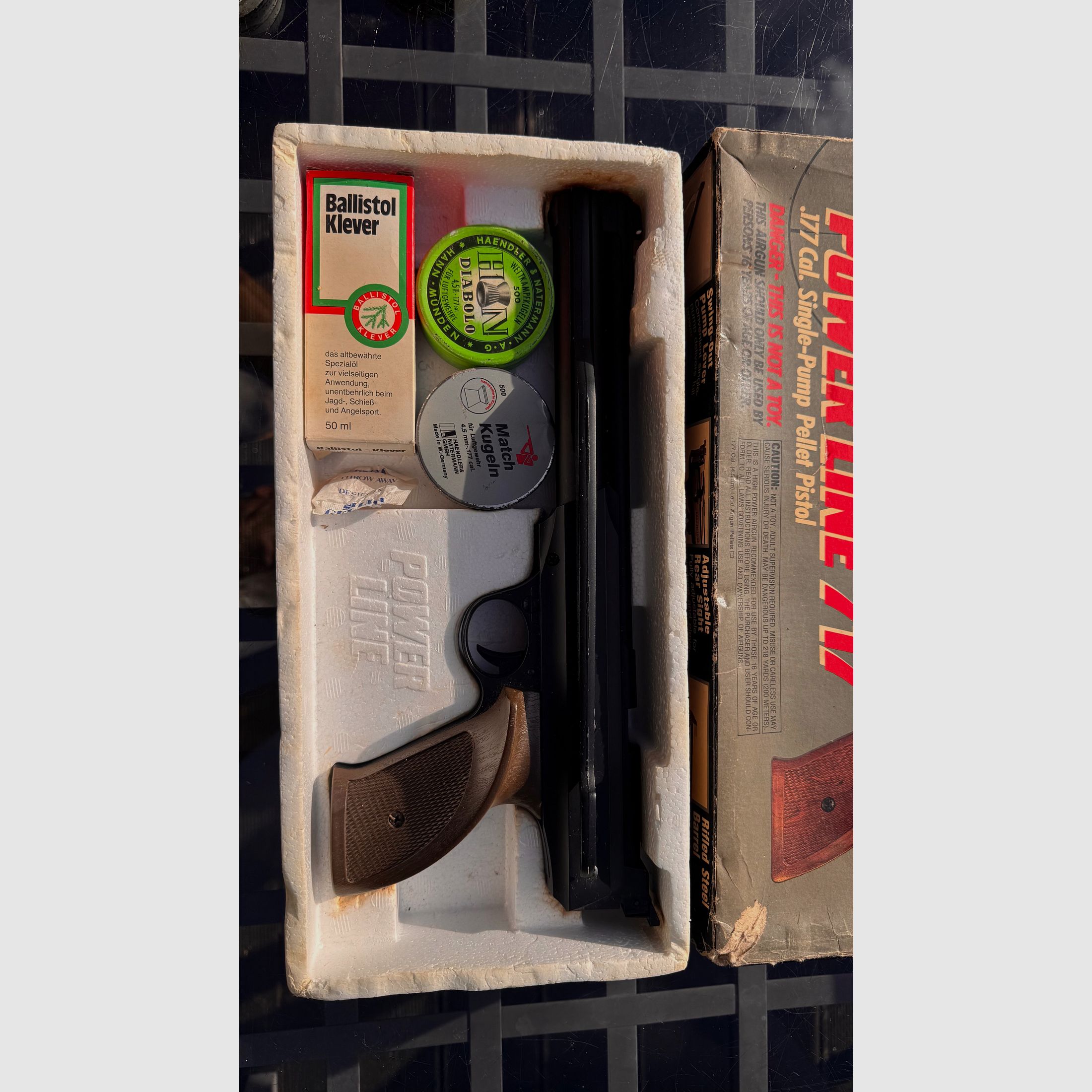 Daisy Powerline 717 Match-Druckluftpistole – Wie NEU in OVP mit Kaufbeleg!