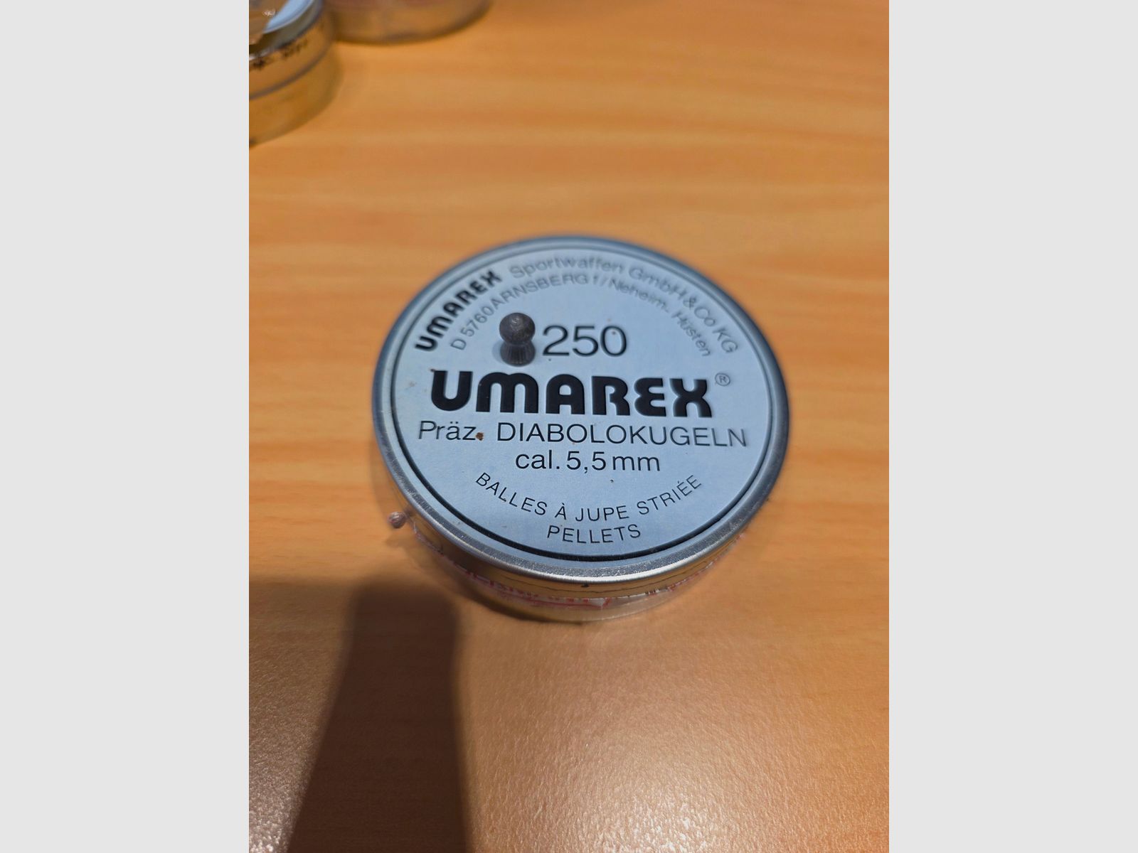 5.5 mm Rundkopf Diabolos UMAREX 7 x Dosen a 250  Stück