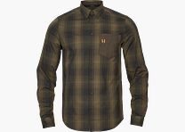 Härkila Akkan Chemise Homme Vert Saule/Marron Ombre, XXL