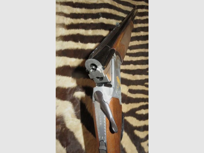 Bockdoppelflinte RENATO BALDI Premier Acier Kal. 9.3×62 Läufe 55cm Extractor, Einabzug, Bild 11 von 11
