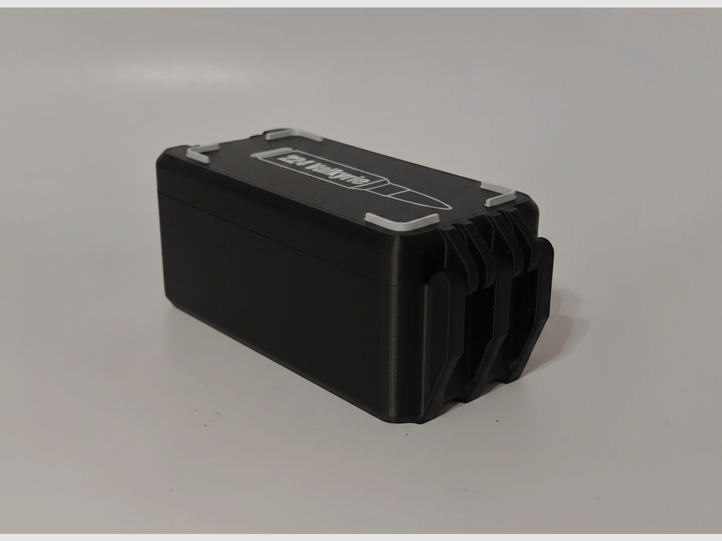 Filamelt Munitionsbox / 224 Valkyrie / 'Klapp- / Rastdeckel' / Patronenbox, Ammo Box