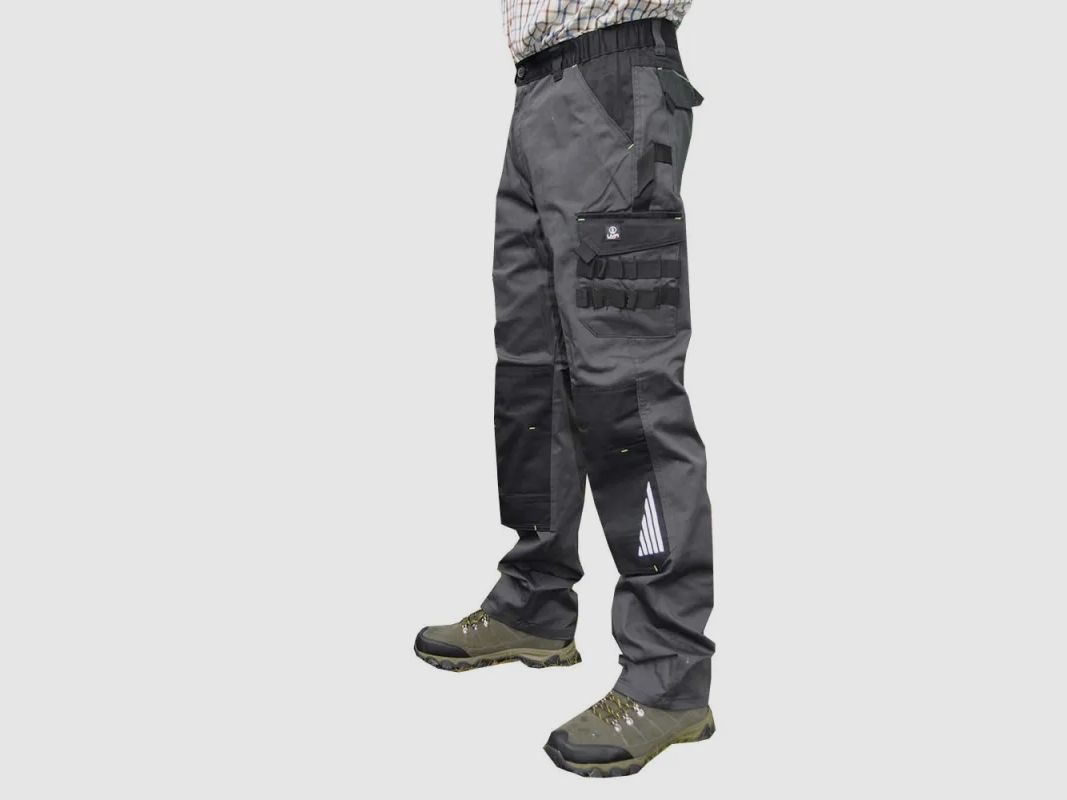 Pantalones de trabajo LMA multipocket gris y negro 38 a 60, imagen 5 de 17