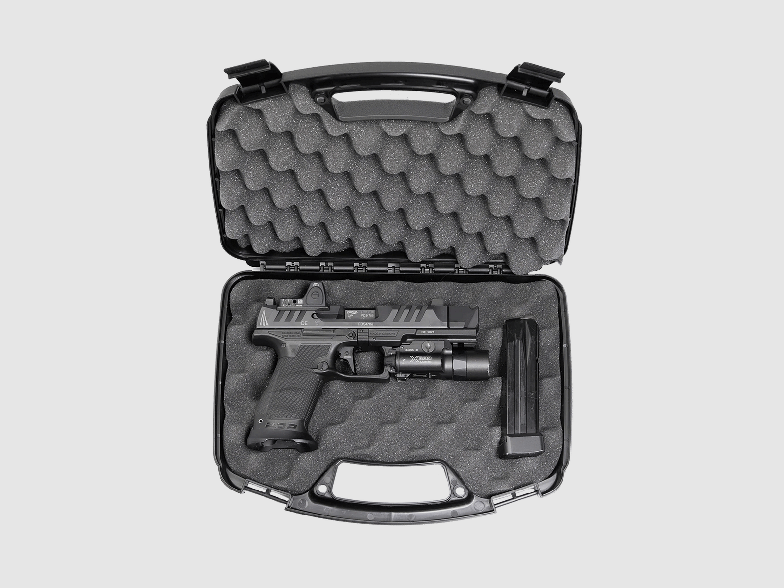 MTM CASE GUARD – PISTOLENKOFFERT SERIE 807-40 SCHWARZ, Bild 2 von 3