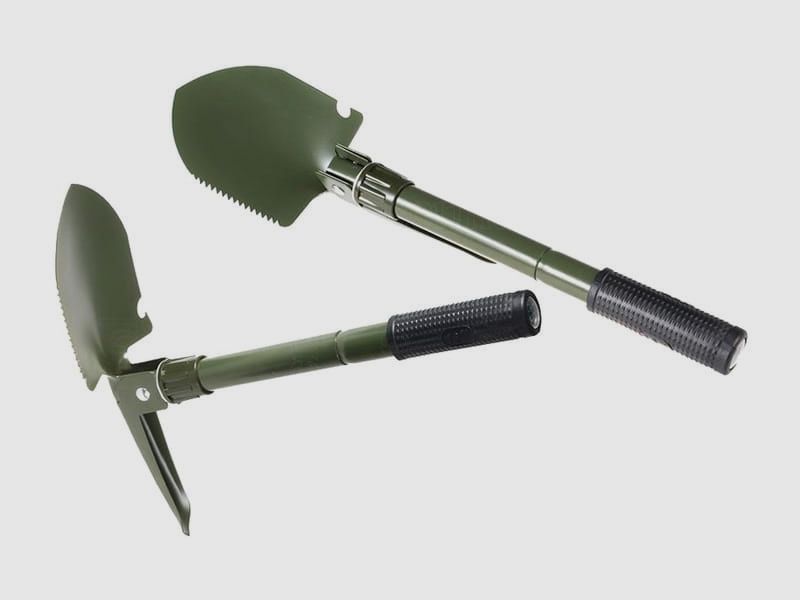 Set pala pieghevole 4 in 1: piccozza, sega, apribottiglie, pala, ASG, immagine 1 di 6