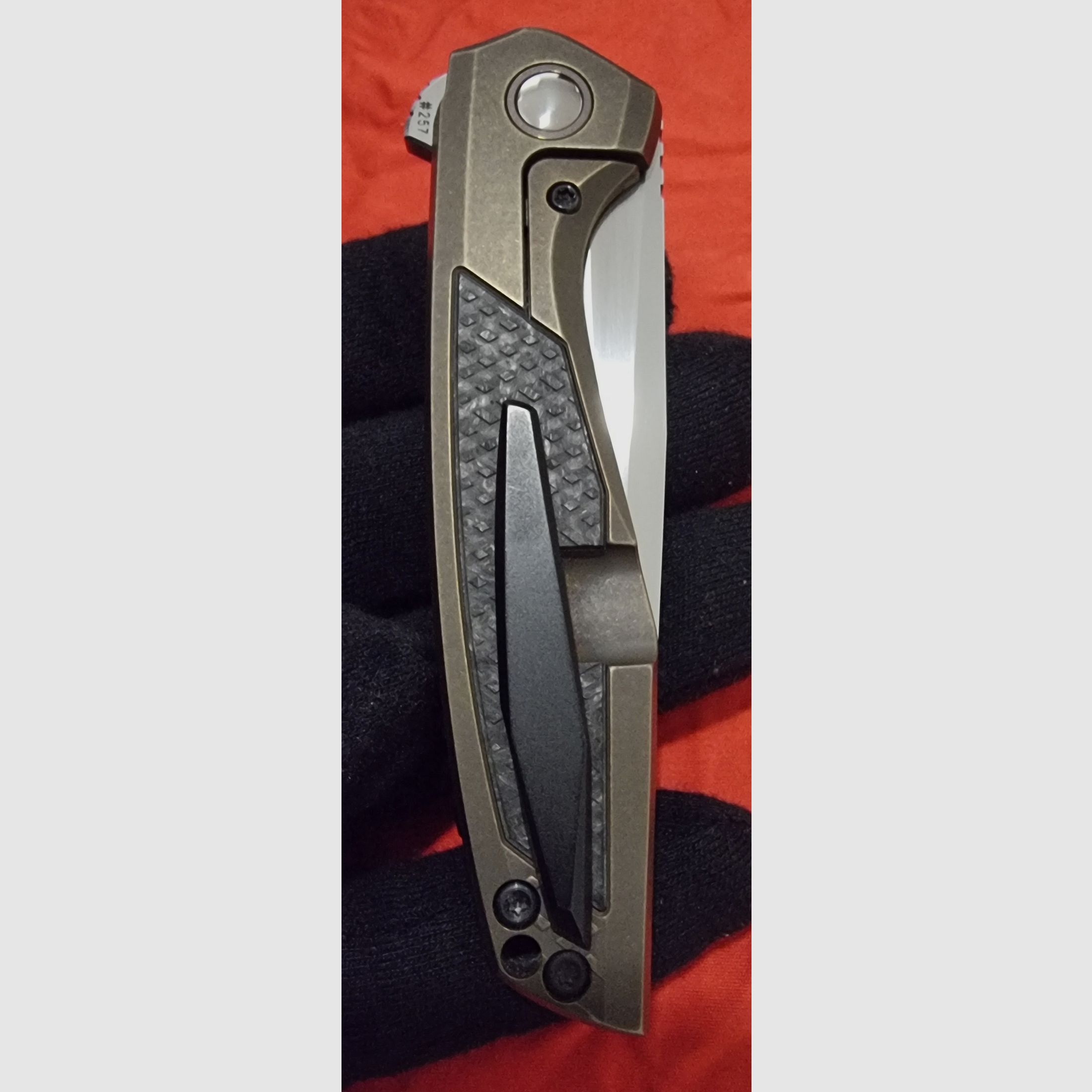 CKF Switch #257 – Tuff Knives – Limitiert 333 – M390 – Voll Titan – neu