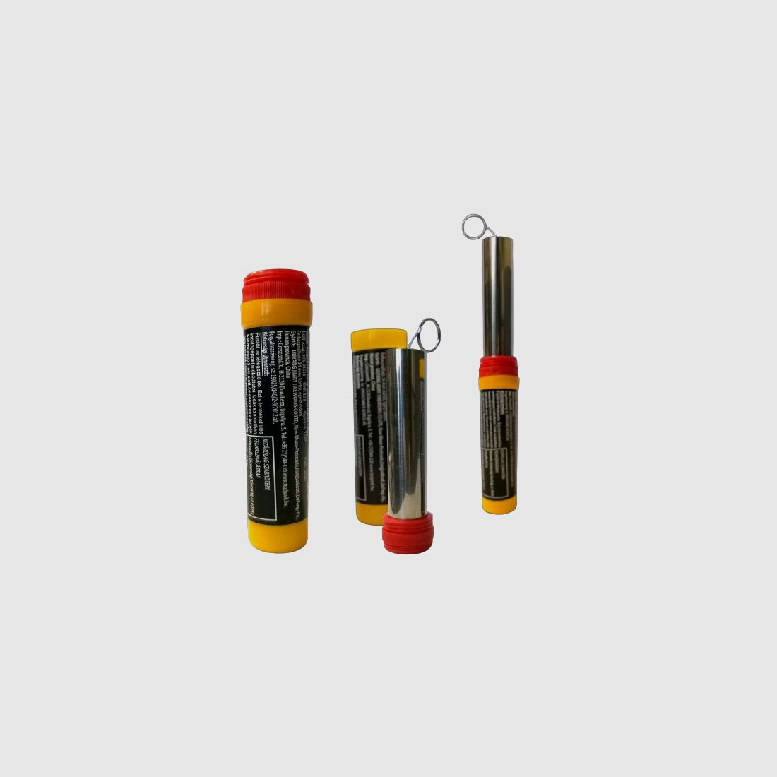 Torcia a mano bengala con accenditore a strappo 60 sec. Rosso