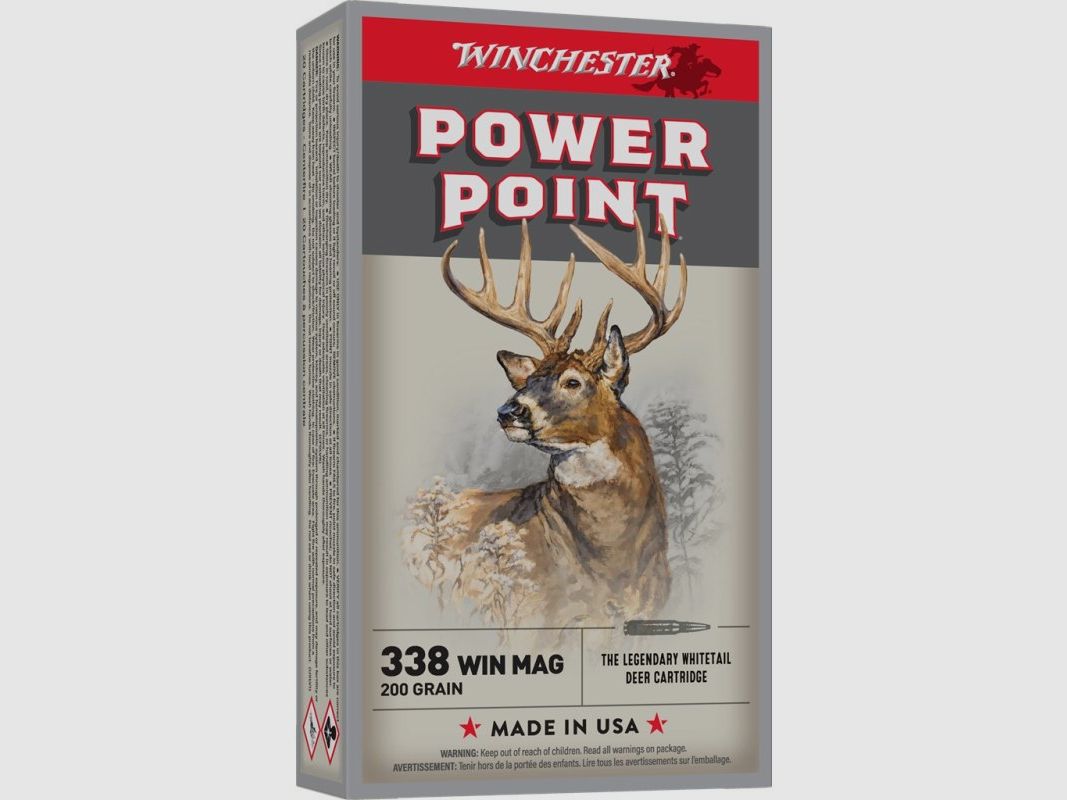 Winchester 338 Win. Mag. Super-X 200grs, Bild 1 von 2