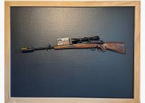 Kettner herhalingsgeweer kaliber 5,6x57 met Leupold 3–9x42 richtkijker – inclusief demper en 1 pak patronen