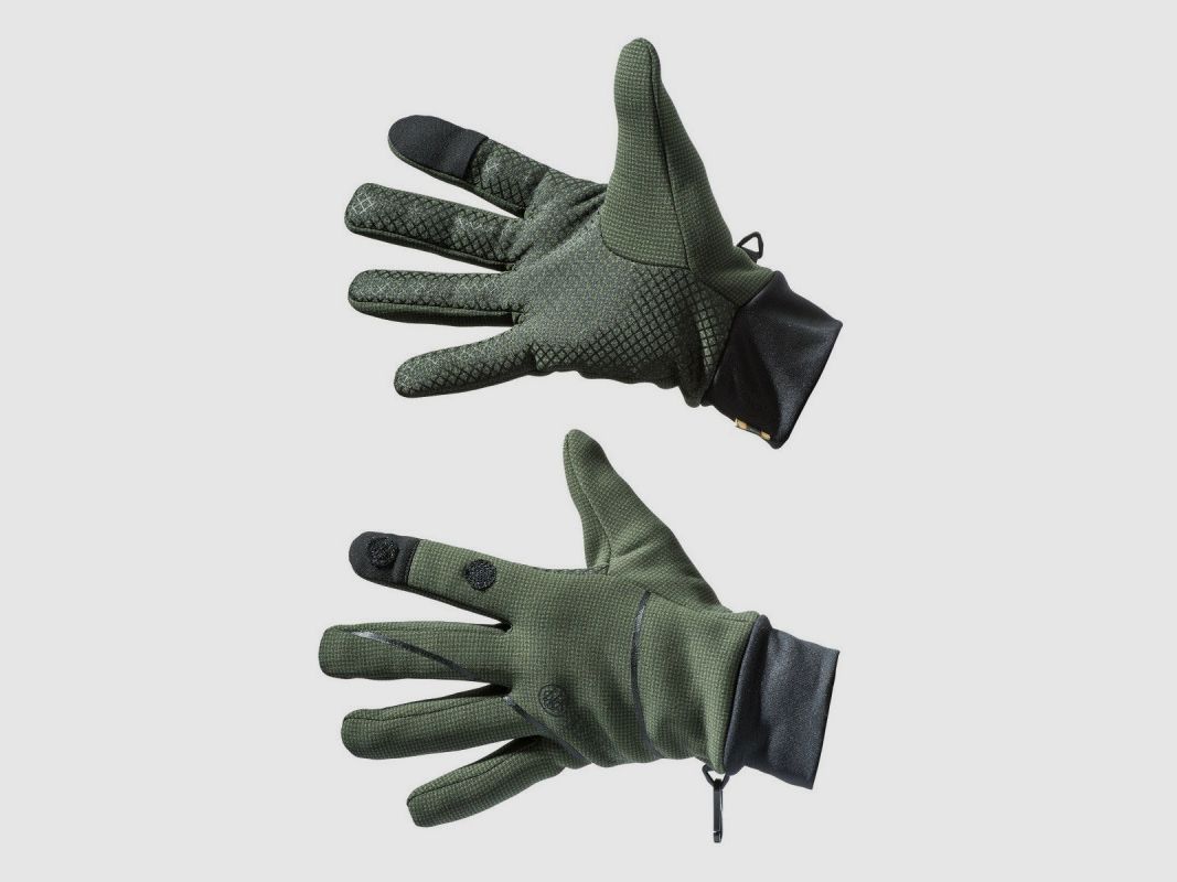 Beretta Groene Handschoenen mod.GL271 T0657 0715 Polartec Wind Pro, afbeelding 2 van 3