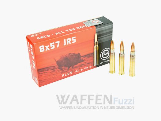 Geco Plus Kaliber 8x57JRS Jagdmunition 196gr Hohe Tiefenwirkung