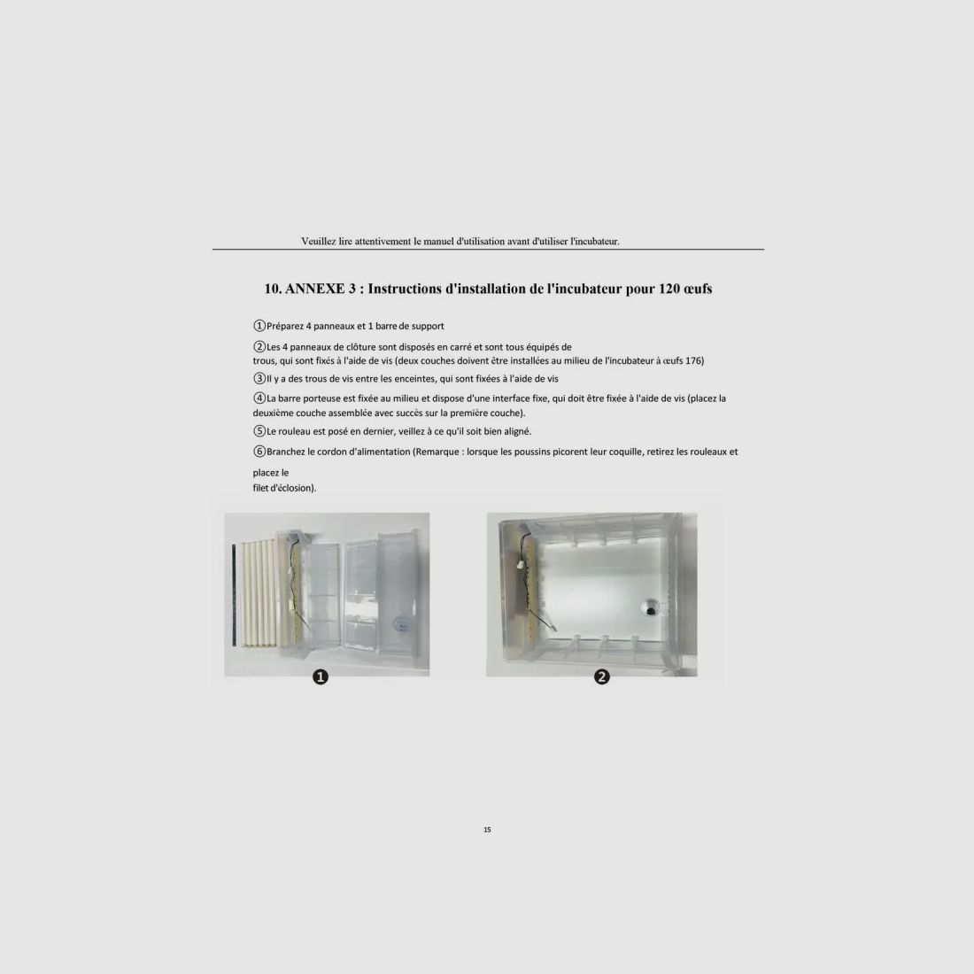 Automatische Brutmaschine Couvitech SP-120 – 120 Eier, Bild 29 von 34