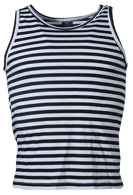 Tanktop, matrozen- en zeilshirt met bandjes en horizontale strepen, MFH