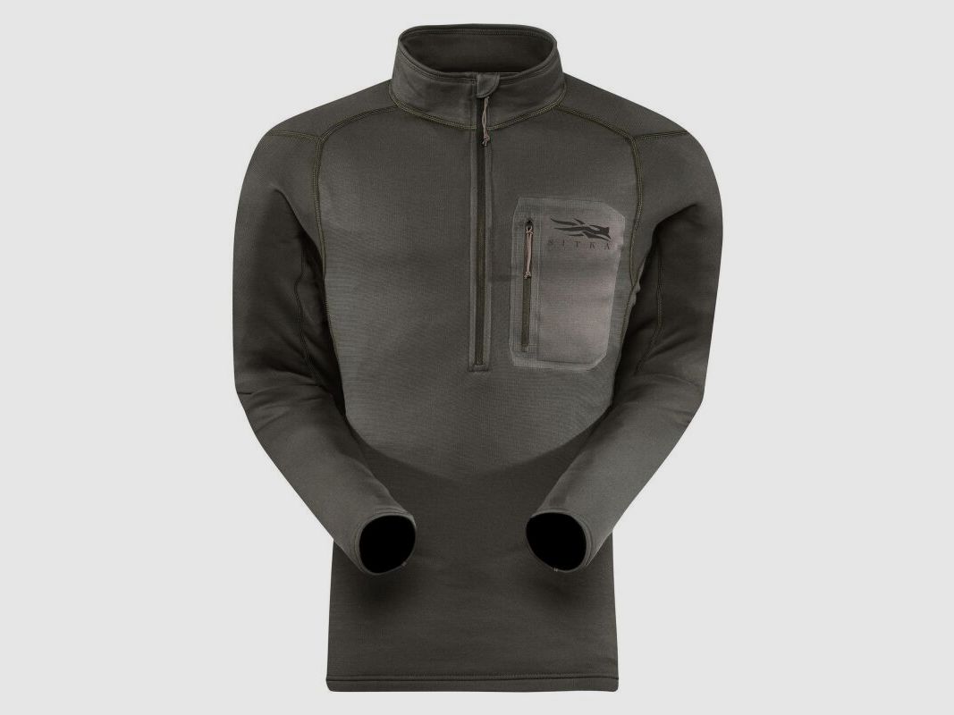 Sitka Shirt CORE Mid Wt Zip-T Pyrite