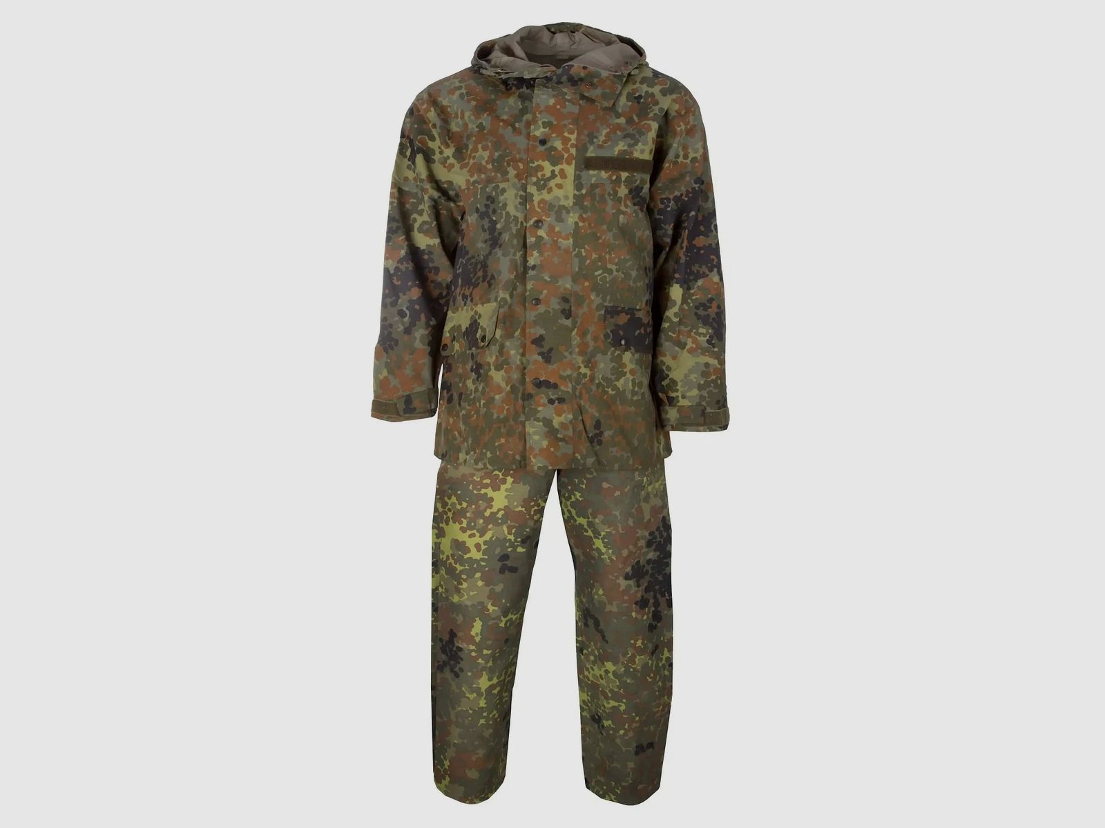 Bundeswehr Original Bundeswehr Original Bundeswehr Combinaison de protection contre la pluie flecktarn d'occasion - 48-50