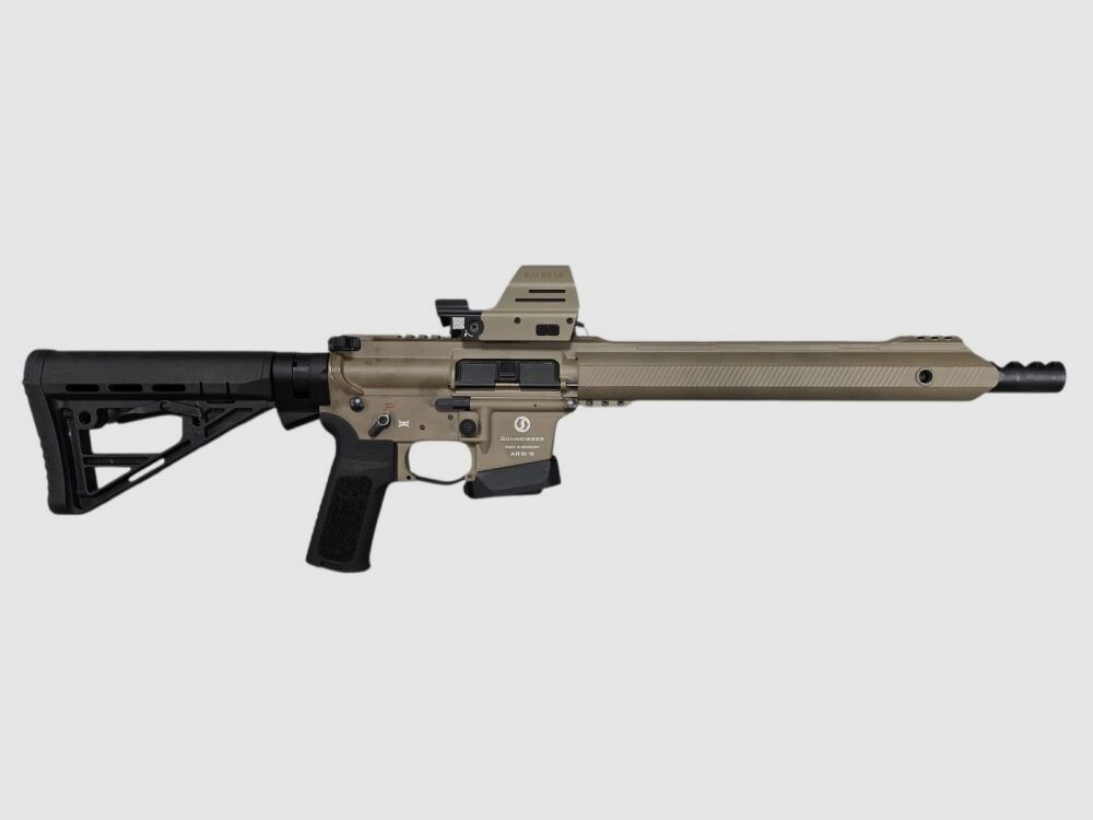 Schmeisser AR15-9Sport M 12,5" DYNAMIC PCC FDE inkl. Falke LE in FDE sofort verfügbar, Versand +25€