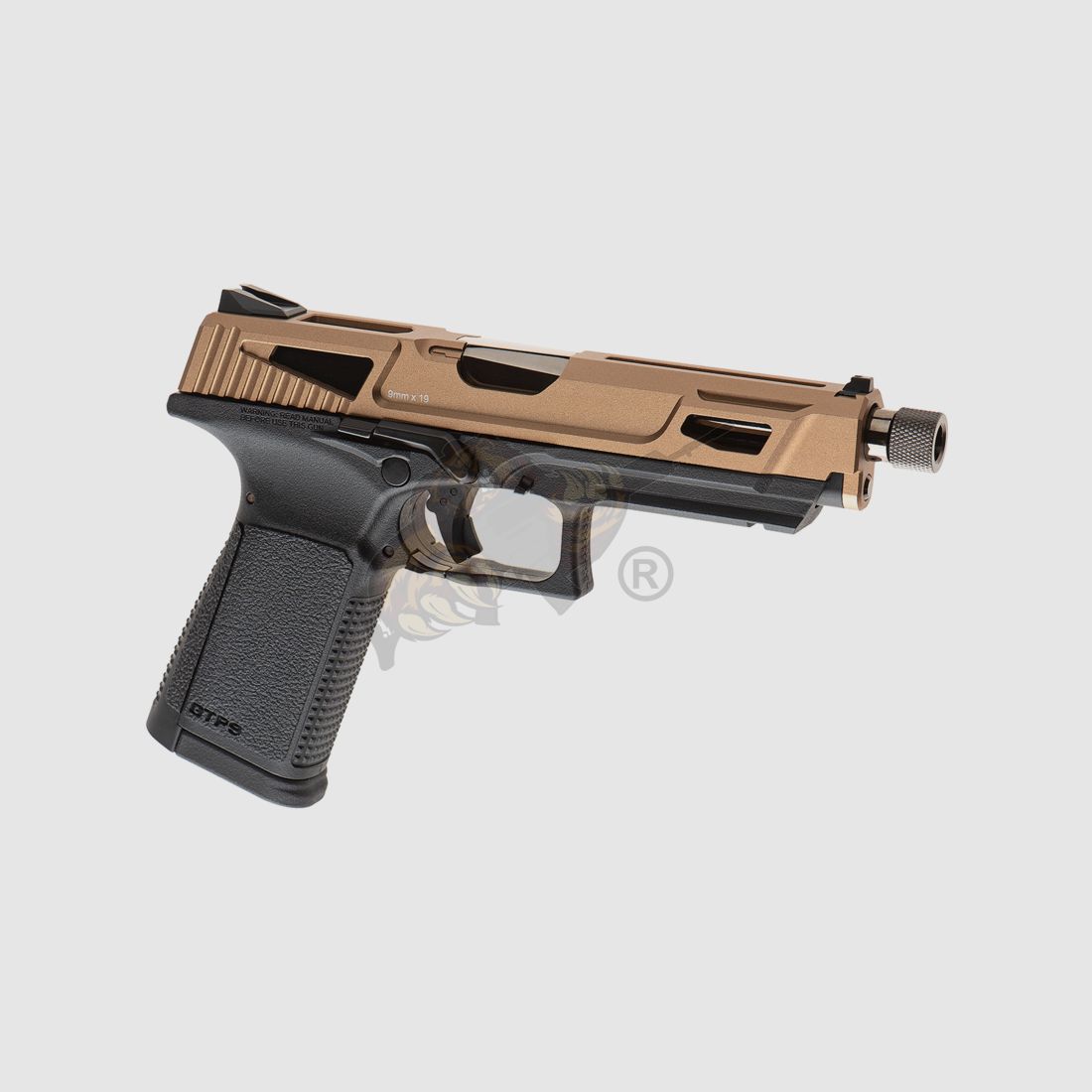G&G GTP9 MS GBB Airsoft Pistole Metall Version in desert -F-