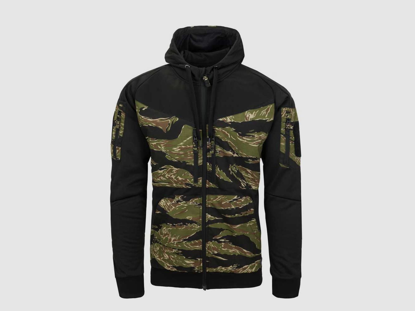 HELIKON-TEX ROGUE HOODIE (FullZip) MULTICAM BLACK