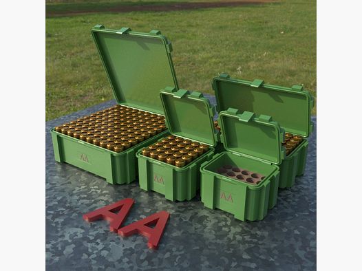 Filamelt AA Batteriebox "Klappdeckel" – für 20 / 25 / 50 / 100 Batterien